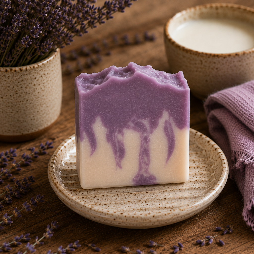 Lavanda y leche de cabra